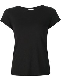 schwarzes T-shirt von RE/DONE