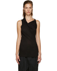 schwarzes T-shirt von Rick Owens Lilies