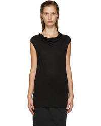 schwarzes T-shirt von Rick Owens Lilies