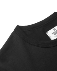 schwarzes T-shirt von Reigning Champ