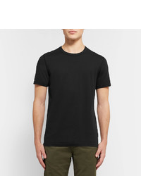 schwarzes T-shirt von Reigning Champ