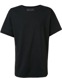 schwarzes T-shirt von Robert Geller