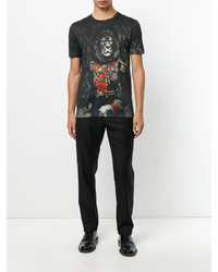 schwarzes T-shirt von Dolce & Gabbana