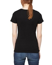 schwarzes T-shirt von s.Oliver