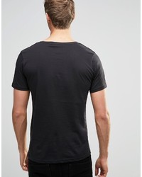 schwarzes T-shirt von ONLY & SONS
