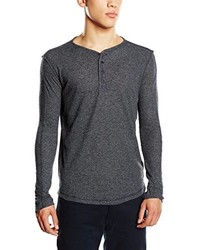 schwarzes T-shirt von Selected Homme