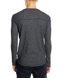 schwarzes T-shirt von Selected Homme