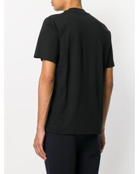 schwarzes T-shirt von MSGM