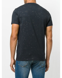 schwarzes T-shirt von Marc Jacobs