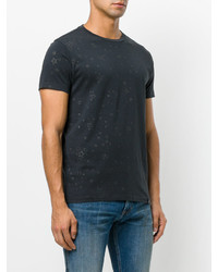 schwarzes T-shirt von Marc Jacobs