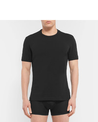 schwarzes T-shirt von Dolce & Gabbana
