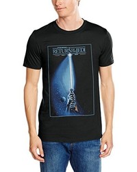 schwarzes T-shirt von Star Wars