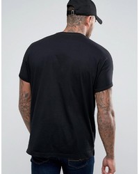 schwarzes T-shirt von Asos