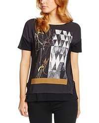 schwarzes T-shirt