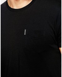 schwarzes T-shirt von Ben Sherman