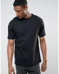 schwarzes T-shirt von Asos