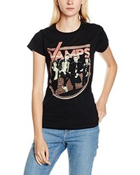 schwarzes T-shirt von The Vamps