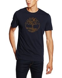 schwarzes T-shirt von Timberland