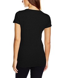 schwarzes T-shirt von Tommy Hilfiger