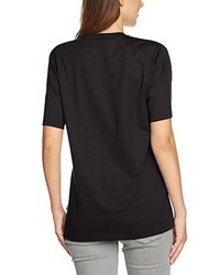 schwarzes T-shirt von Trigema