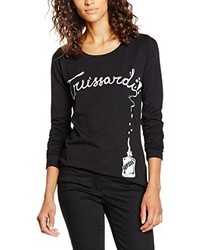 schwarzes T-shirt von TRUSSARDI JEANS by Trussardi