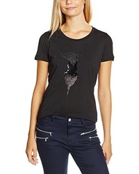 schwarzes T-shirt von TRUSSARDI JEANS by Trussardi