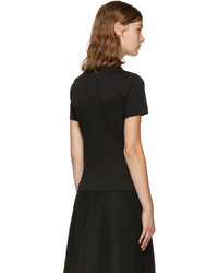 schwarzes T-shirt von Acne Studios