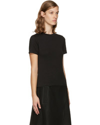 schwarzes T-shirt von Acne Studios