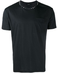 schwarzes T-shirt von Valentino