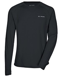 schwarzes T-shirt von VAUDE