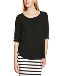 schwarzes T-shirt von Vero Moda