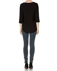 schwarzes T-shirt von Vero Moda