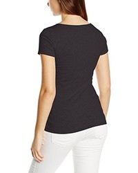 schwarzes T-shirt von Vero Moda