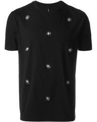 schwarzes T-shirt von Versus