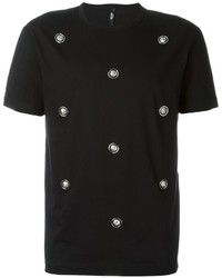 schwarzes T-shirt von Versus