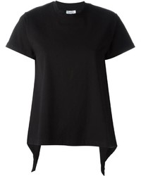 schwarzes T-shirt von Vetements