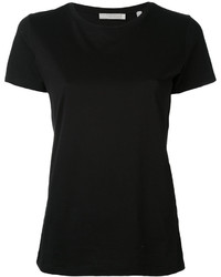 schwarzes T-shirt von Vince