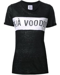 schwarzes T-shirt von Zoe Karssen