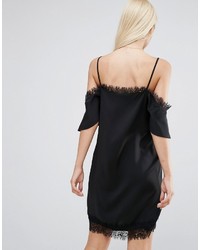 schwarzes Trägerkleid von Asos