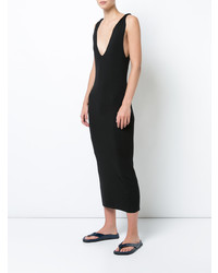 schwarzes Trägerkleid von Dion Lee