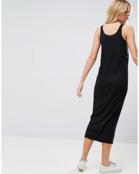 schwarzes Trägerkleid von Asos