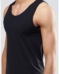 schwarzes Trägershirt von Asos