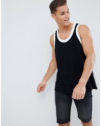 schwarzes Trägershirt von ASOS DESIGN