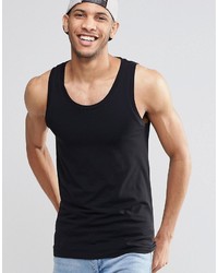 schwarzes Trägershirt von Asos