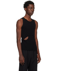 schwarzes Trägershirt von Dion Lee