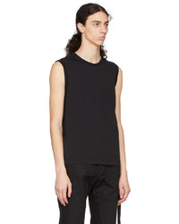 schwarzes Trägershirt von Ann Demeulemeester