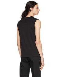 schwarzes Trägershirt von Ann Demeulemeester