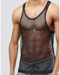 schwarzes Trägershirt von Asos