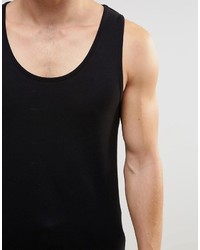 schwarzes Trägershirt von Asos