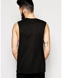 schwarzes Trägershirt von Asos